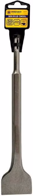 BARGAINS-GALORE Set of 2 SDS Plus Chisel Drill Bits, 50mm, Metallic Silver – 1