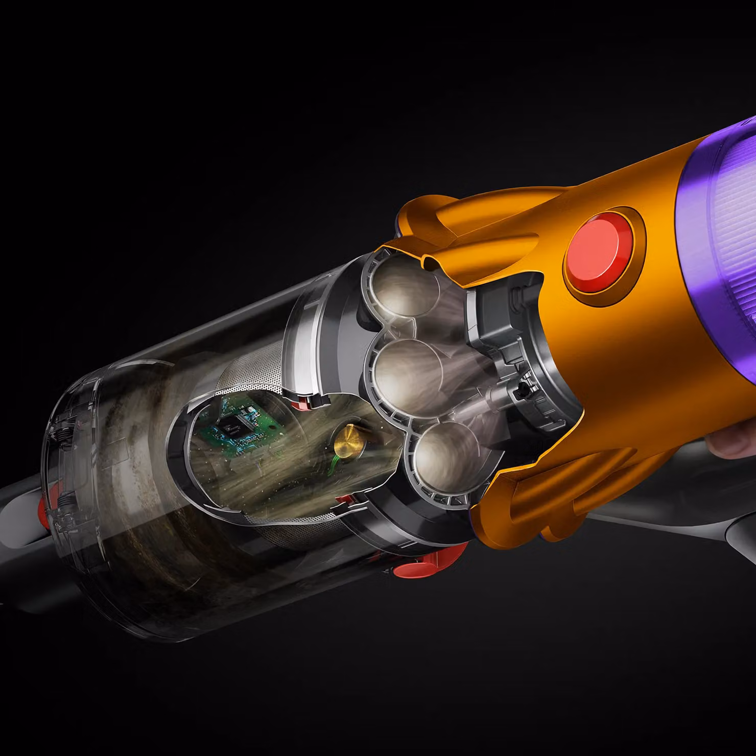 Dyson V12 Detect Slim Absolute Bagless Cordless Vacuum Cleaner in Dark Grey – 3