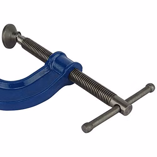 Irwin Record 120 Heavy-Duty G Clamp 100mm in Blue – 4
