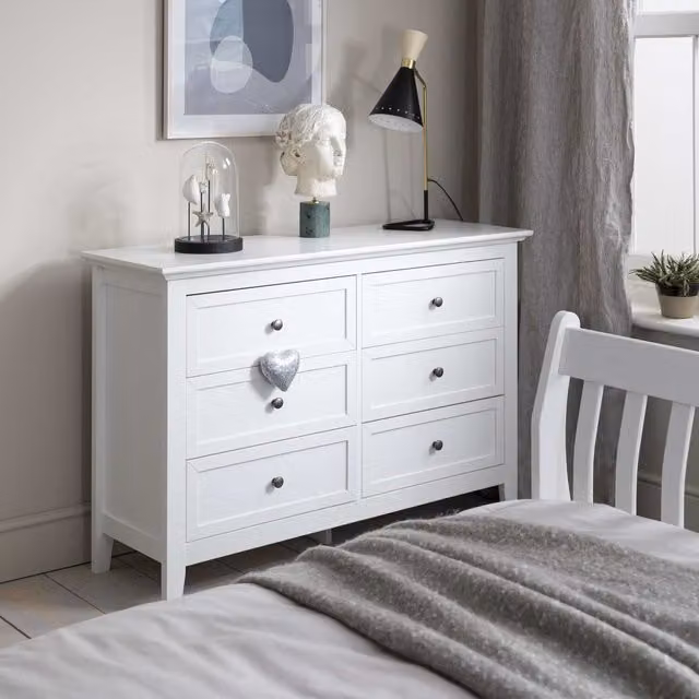 Noa and Nani Modern White Pine and MDF Freestanding Chest of Drawers