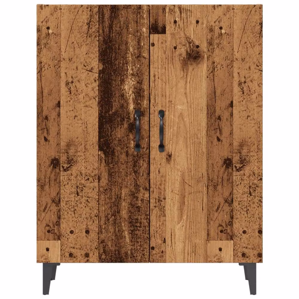 Berkfield Home Old Wood Sideboard in Brown, W/D/H: 70 x 34 x 90 cm – 4
