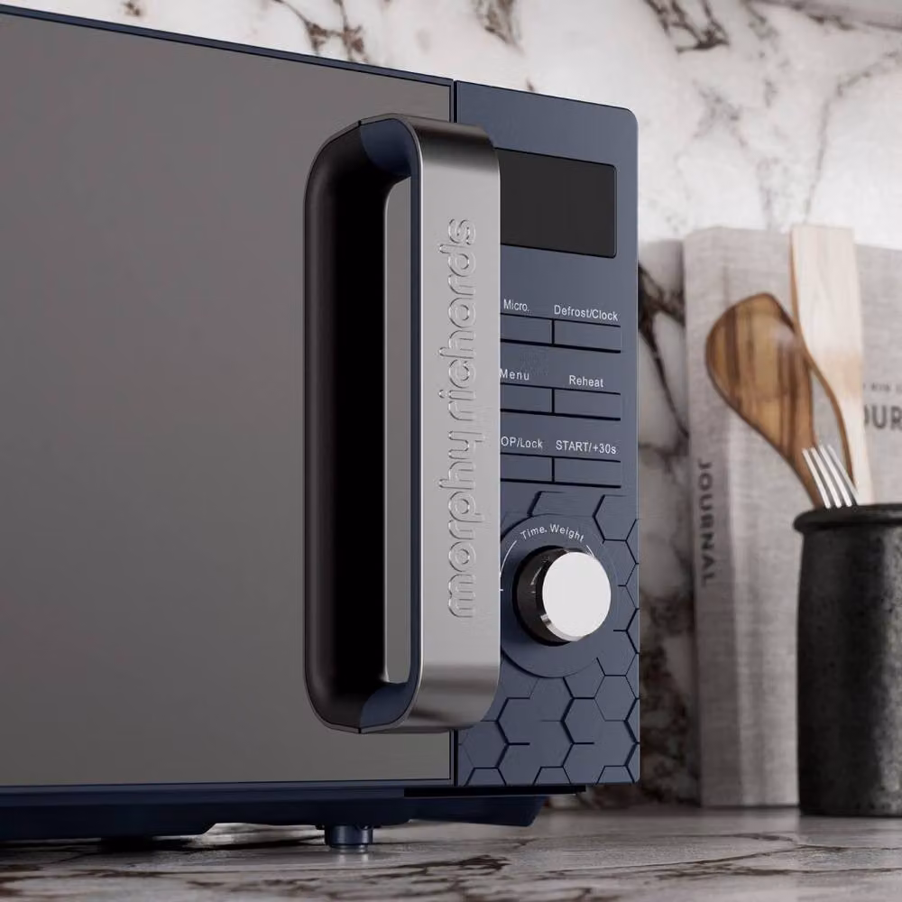 Morphy Richards Cassini 20L 800W Solo Digital Microwave in Blue – 4