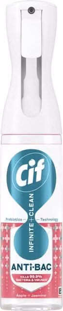 Cif Anti Bacterial Spray Apple and Jasmine Multicolour
