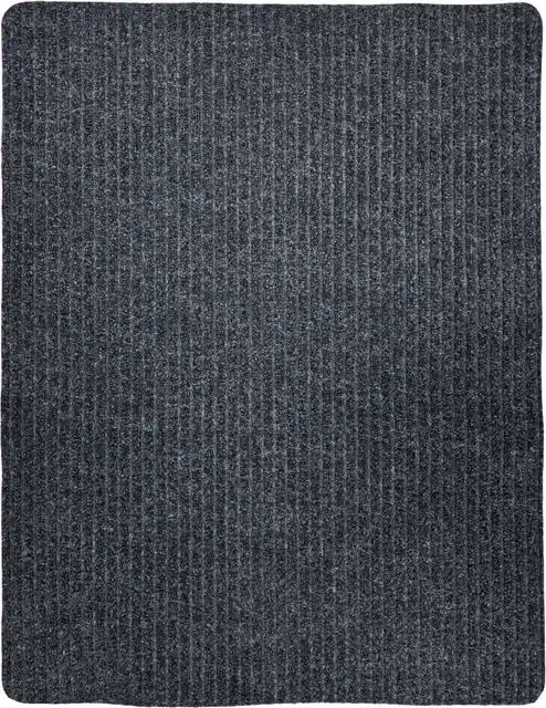 Mud Master Rectangular Brushing Scraper Mat in Dark Grey