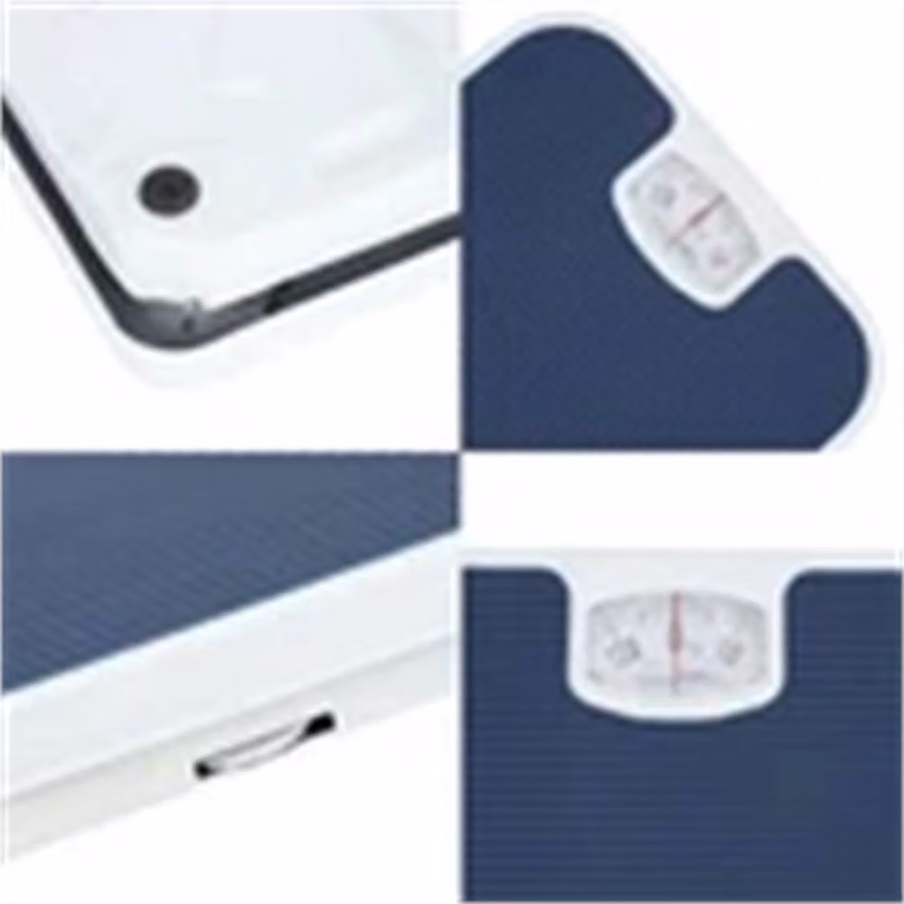 SPETLEK Mechanical Dial Bathroom Weighing Scale, Blue, 130kg Capacity – 4