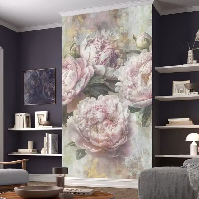 Erismann Floral Symphony Wallpaper in Pink