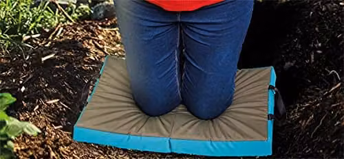 St Helens Home & Garden Turquoise Memory Foam Folding Kneeler Cushion with Removable Neoprene Cover