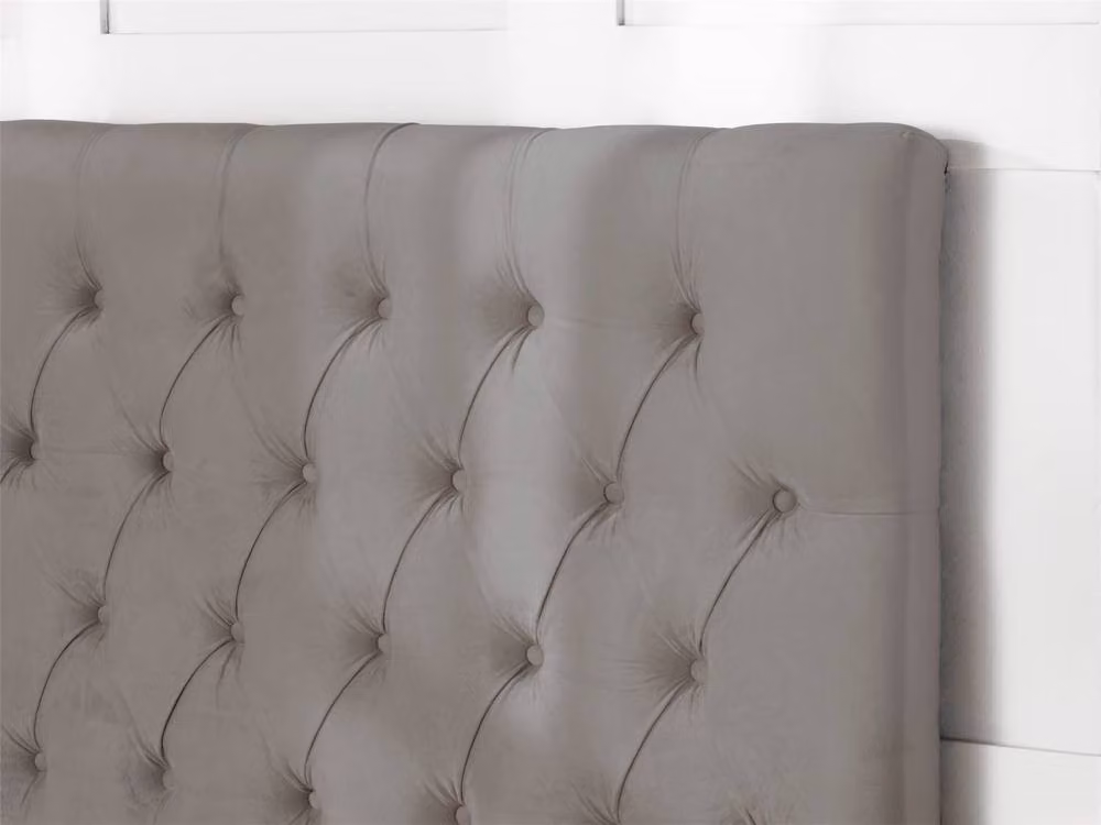 Snuggle Beds Elizabeth Charcoal Grey Upholstered Storage Ottoman Bed Frame, King Size (180 x 200 cm) – 6