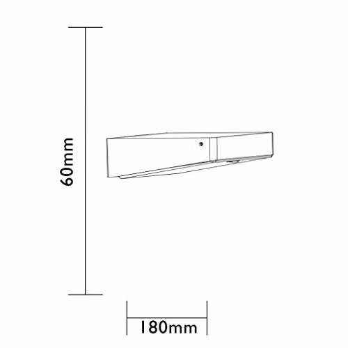 Luxform Solar Cheyenne LED Wall Light in Silver with Motion and Dusk Sensors – 3