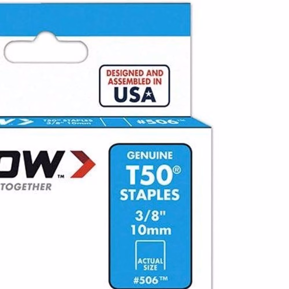 Arrow T50 Flat Wire Staples 10mm, 1250 Pack – 2