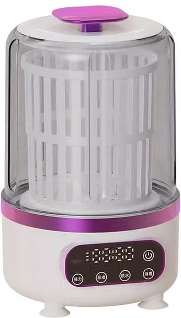 Ventryn Portable Mini Washing Machine for Socks and Underwear in White and Multicolour