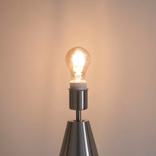 ValueLights Silver Chrome Metal Touch Dimmer Table Lamp with Blush Pink Fabric Drum Shade – 2