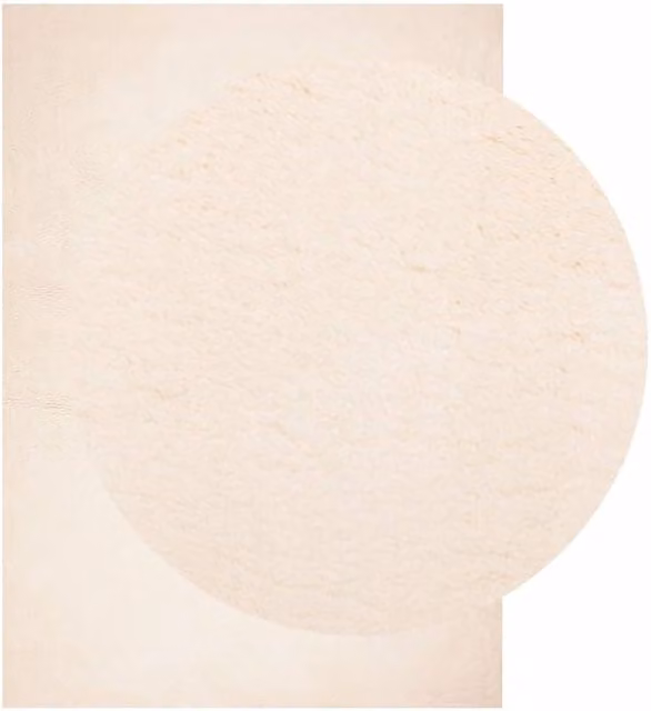 Berkfield Home HUARTE Short Pile Washable Beige Rug, W: 200 cm, D: 280 cm – 1