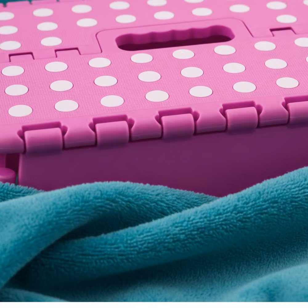 Bedsland OSH Small Handy Plastic Folding Stool in Pink – 6