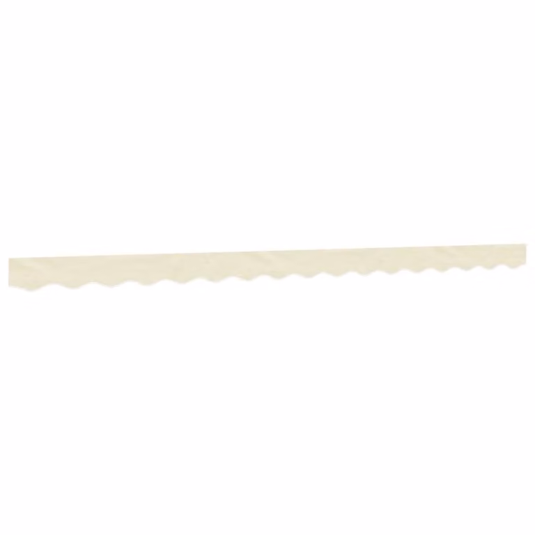 Berkfield Home Replacement Awning Valance Fabric in Beige Stripe, Polyester, Length: 4 m