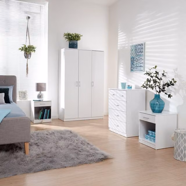 Panama 4 Piece Set in White