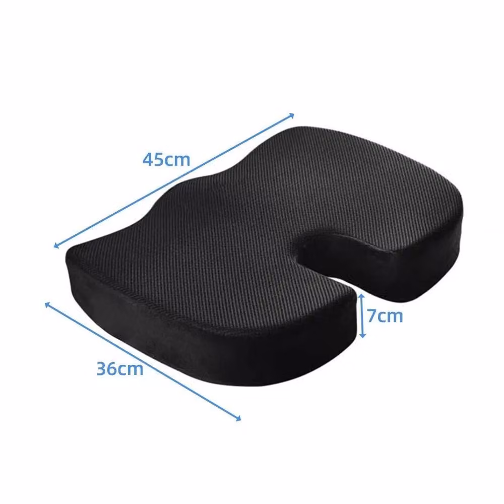 SPETLEK U-Shaped Memory Foam Car Seat Cushion in Black – 2
