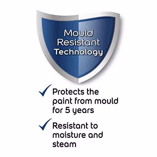 Dulux Easycare Bathroom Mould Resistant Water Based Emulsion Paint, Egyptian Cotton Beige, 2.5 l – 3