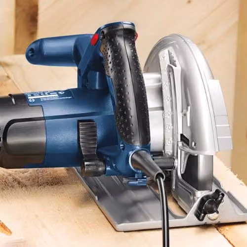 Bosch Professional GKS 190 Blue Hand Held Circular Saw with 190 mm Blade and 1,400 W Rated Input Power – 6