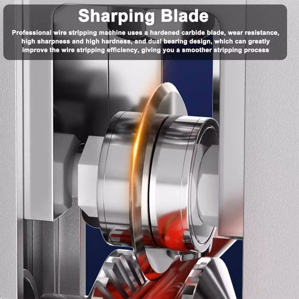 VOGREX Manual Crank Cable Stripping Machine, 1-25mm, Silver – 3
