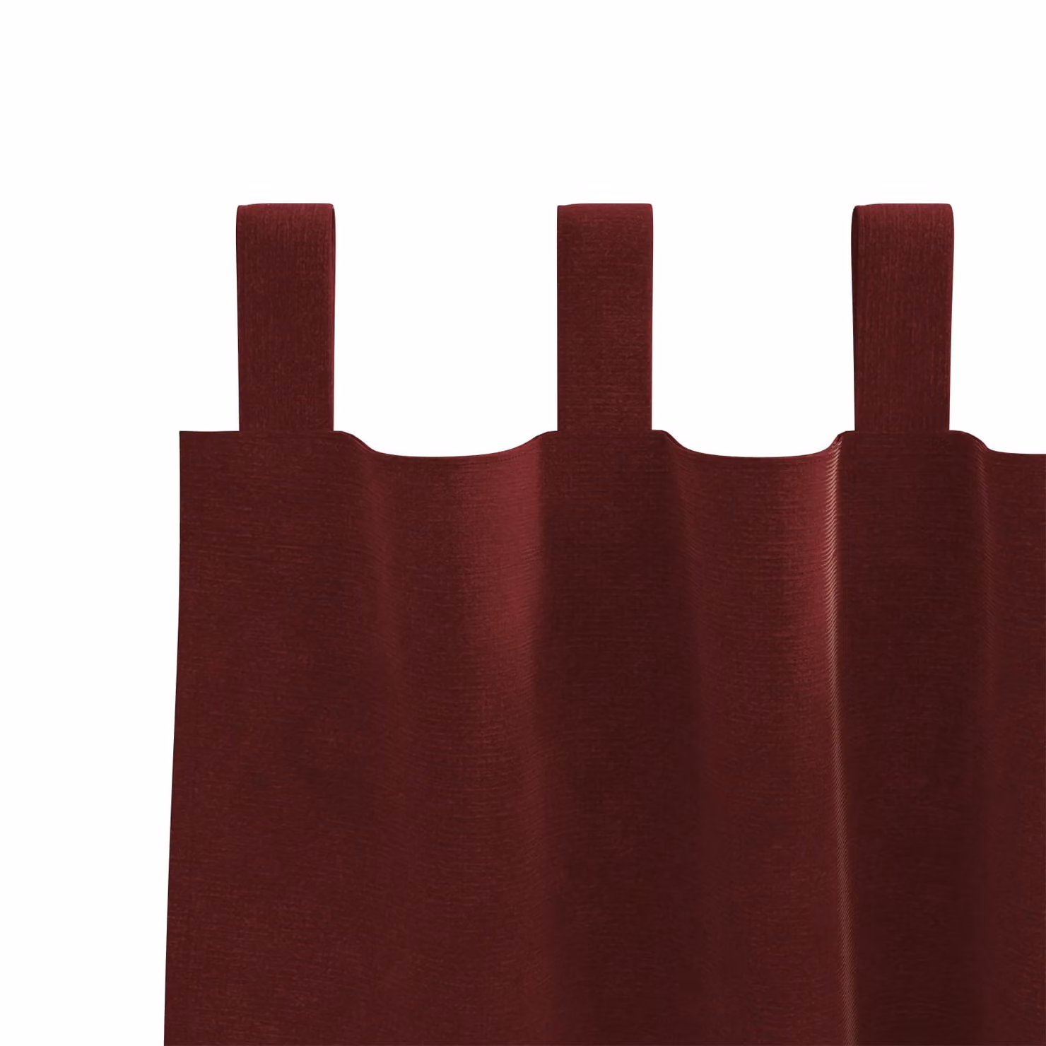 Berkfield Home Wine Red Velvet Blackout Curtains with Hanging Loops, 2 Pack, W: 140 cm – 4