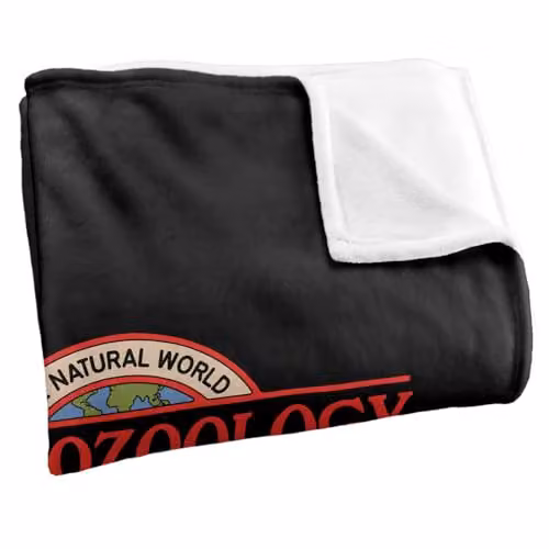 Steven Rhodes Cryptozoology For Beginners Multicolour Super Soft Fleece Throw Blanket W/D: 91 x 147 cm – 7