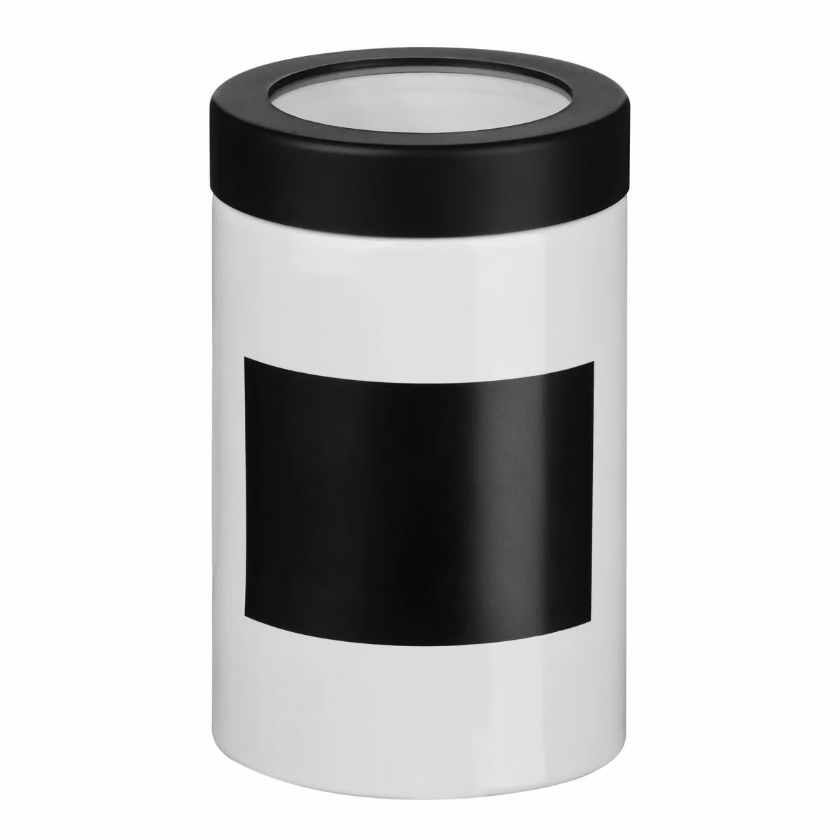 Orsina Chic Design Large Airtight Chalk Board Canister in Black and White – 4