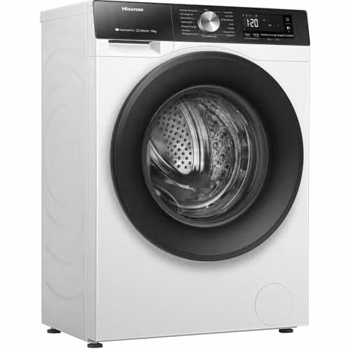 Hisense 3S Series WF3S1043BW3 Front Loader Washing Machine, 10.5kg, 1400 rpm, White, A Rated – 1