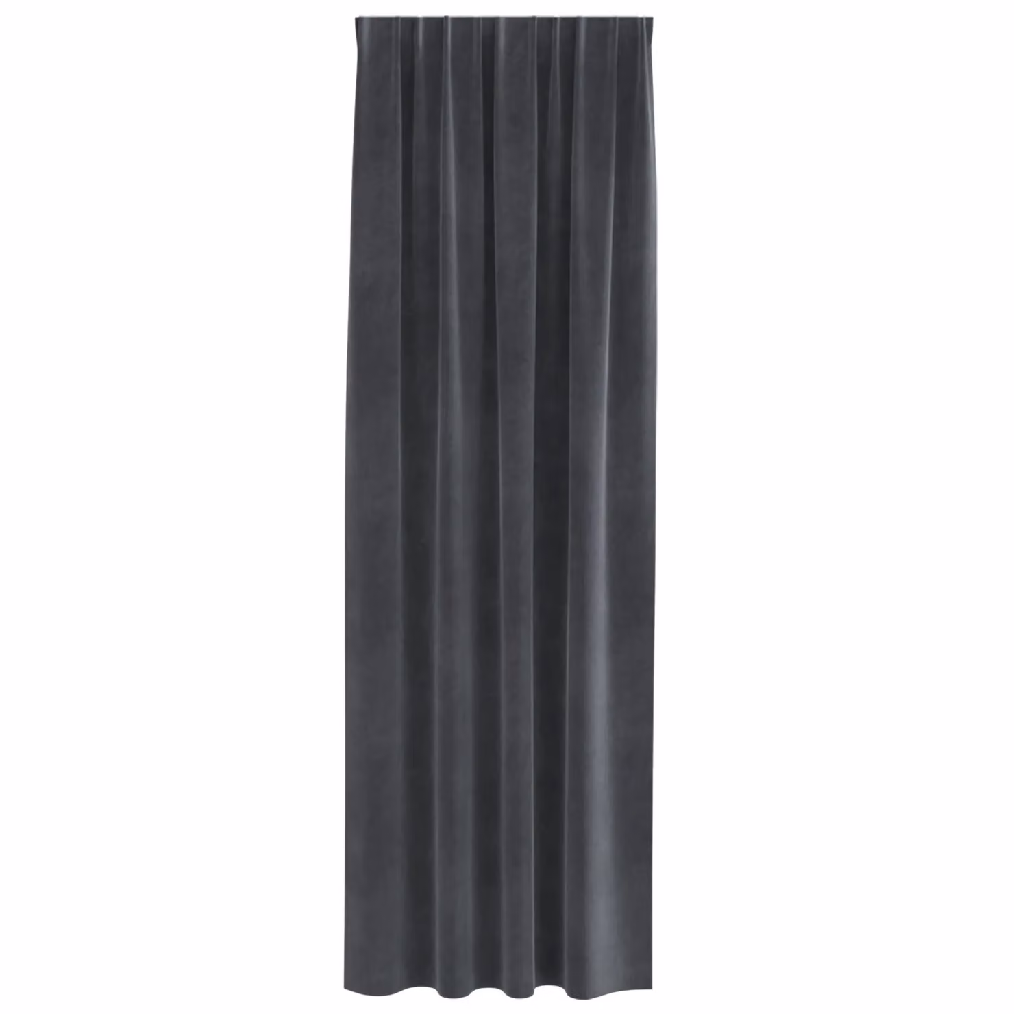 Berkfield Home Blackout Velvet Curtains, 2 Pack, Grey, W: 140 cm, H: 225 cm – 2