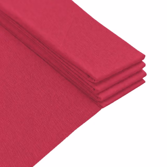 Janrax Wine Crepe Paper Sheet, 50 cm x 2 m, 17 GSM, 35% Stretch, Matte Finish