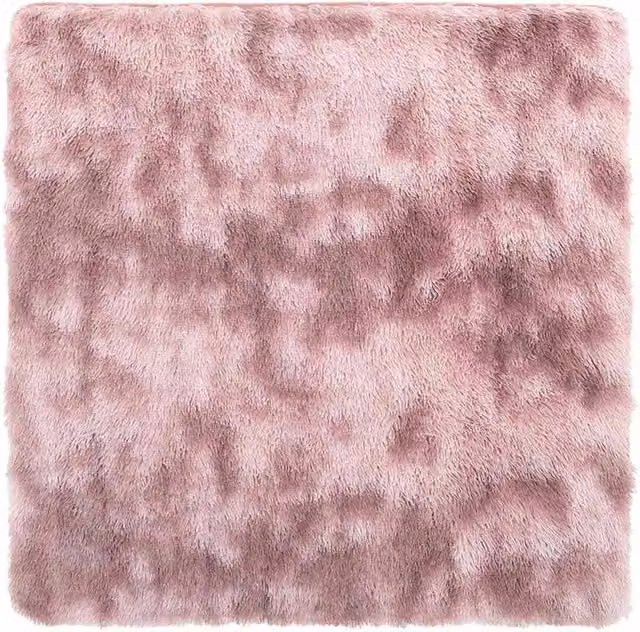 Berkfield Home NAVARRA Shaggy High Pile Rug, Dusty Pink, W/D: 200 x 200 cm