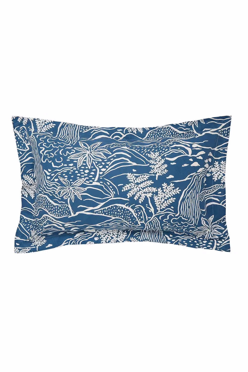 Scion Falling Foss Cotton Single Duvet Cover and Pillowcase Set, Blue – 2