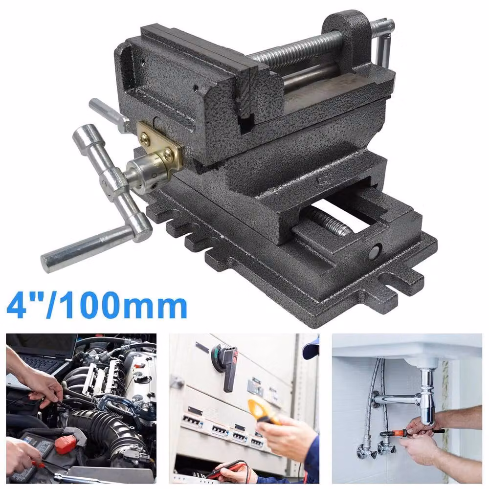 SPETLEK Grey Bench Vice Pillar Press and Budget Drill – 2