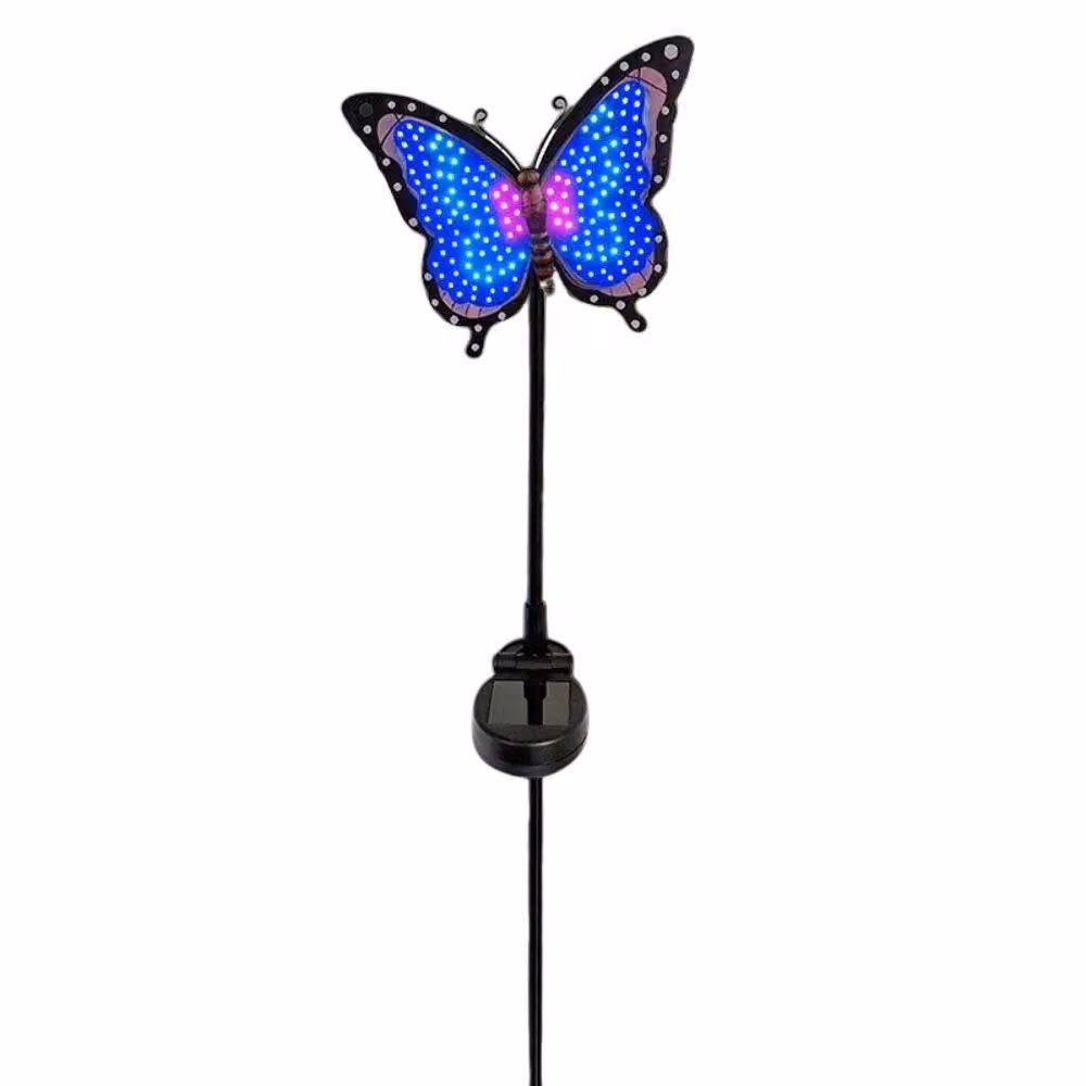 Marco Paul Solar Powered Animated Butterfly LED Garden Stake Light in Multicolour – 2