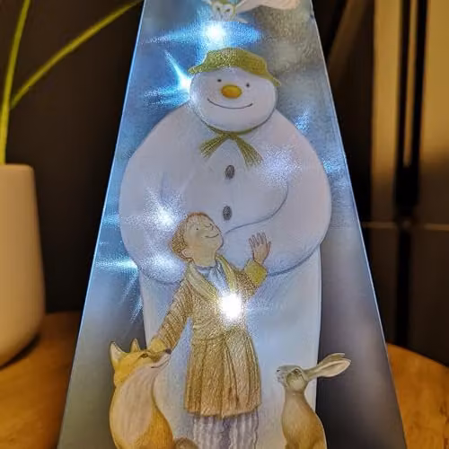Samuel Alexander Battery Operated Laser Pyramid Christmas Decoration, Multicolour, Height: 35 cm – 5