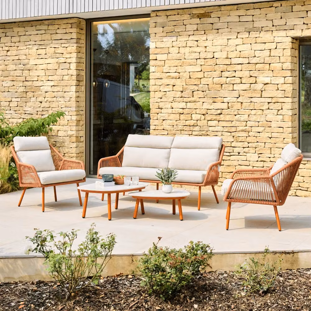 Atkin & Thyme Olivia Terracotta Lounge Set