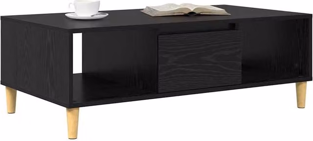 Berkfield Home Modern Storage Unit with Door in Black Oak