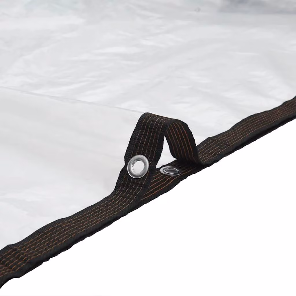 Berkfield Home Polyethylene Plant Cover with Eyelets for Winter Protection, W: 5 m, D: 3 m – 5