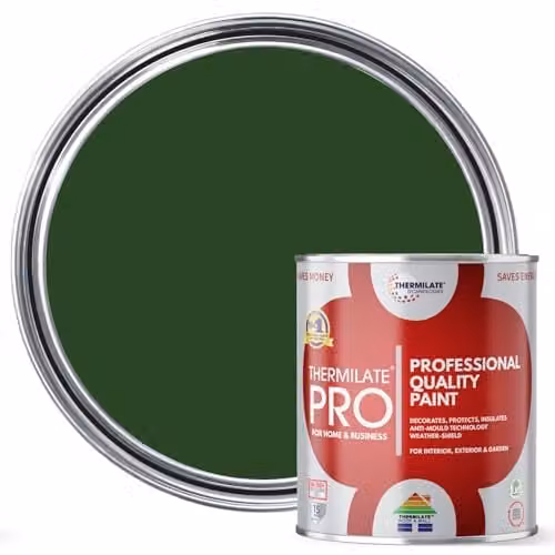 Thermilate Technologies PRO FLEX Multi-Surface All-in-One Paint and Primer, Matt, Green, 1 l – 1