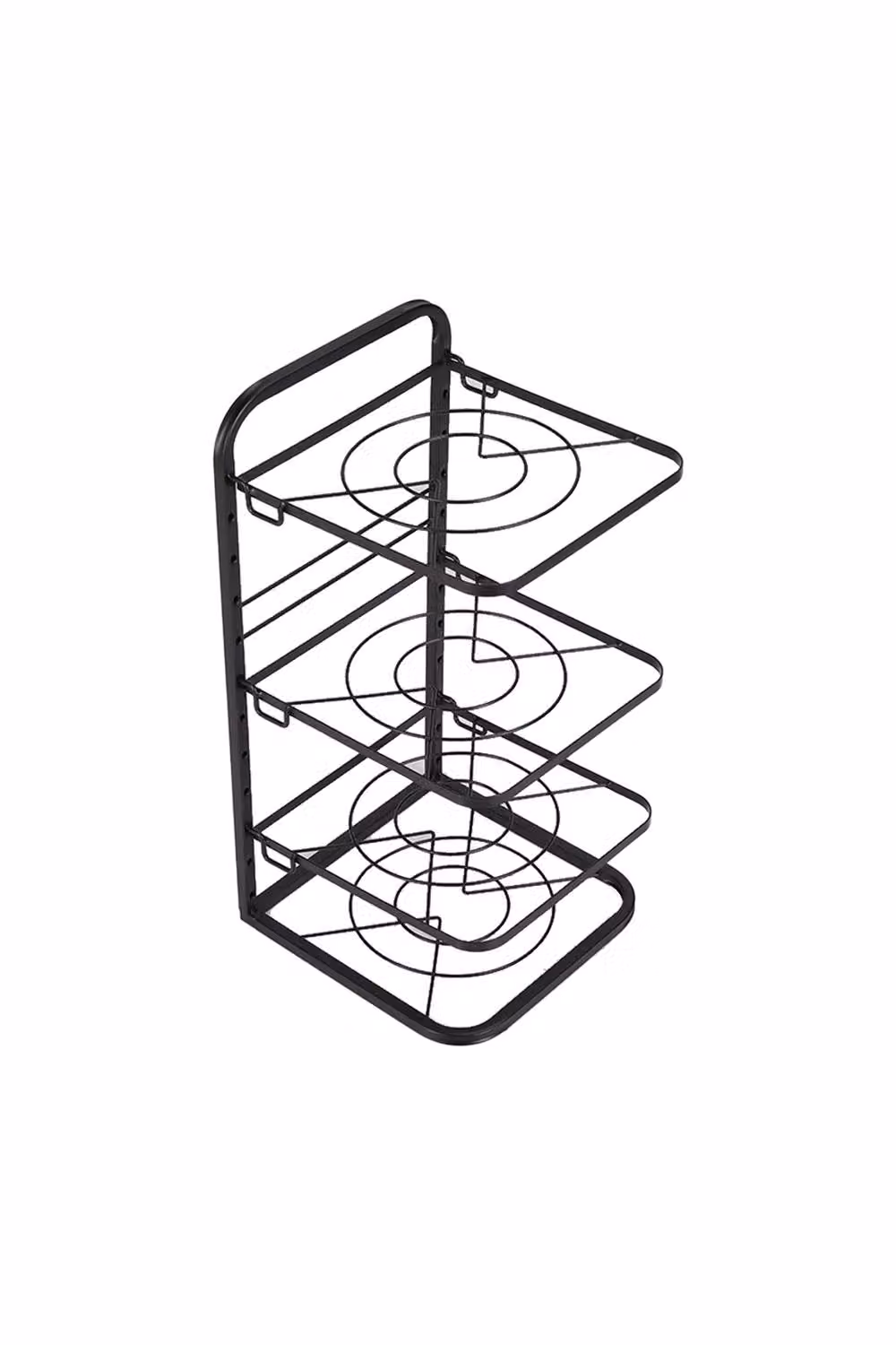 ExtraStar Adjustable Metal Cookware Organizer Rack in Black – 2