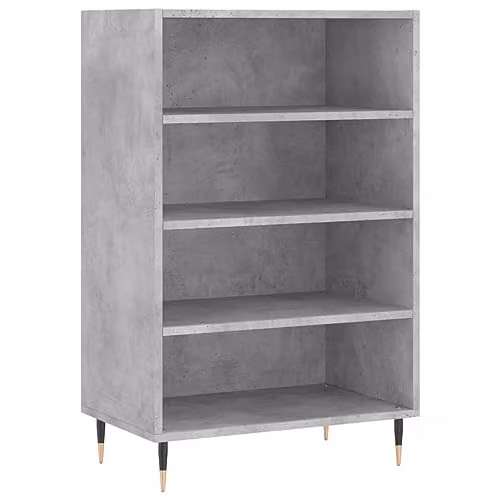 vidaXL Modern Highboard in Grey, W/D/H: 57 x 35 x 90 cm