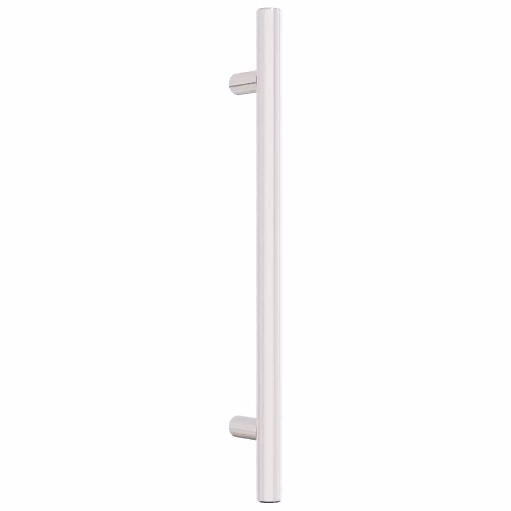 Berkfield Home 10 pack of silver brushed stainless steel bar cabinet handles, 160 mm – 2