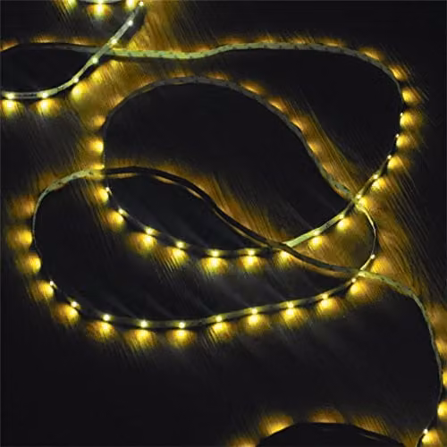 Eagle Yellow LED Tape Light IP20, Self-Adhesive and Cuttable, 2 x 5m
