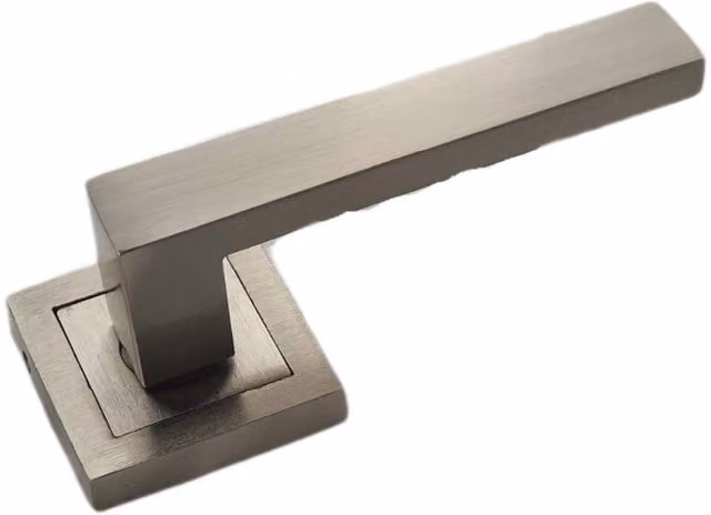 Golden Grace Nickel Plated Door Handles in Silver