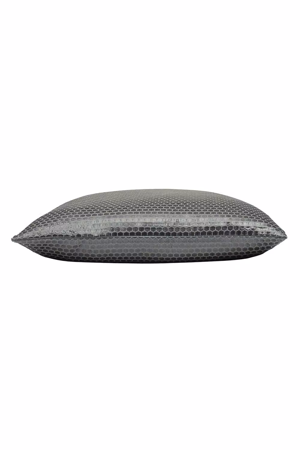 Prestigious Textiles Grey and Silver Emboss Metallic Mosaic Tile Square Cushion, W/D/H: 55 x 55 x 55 cm – 2