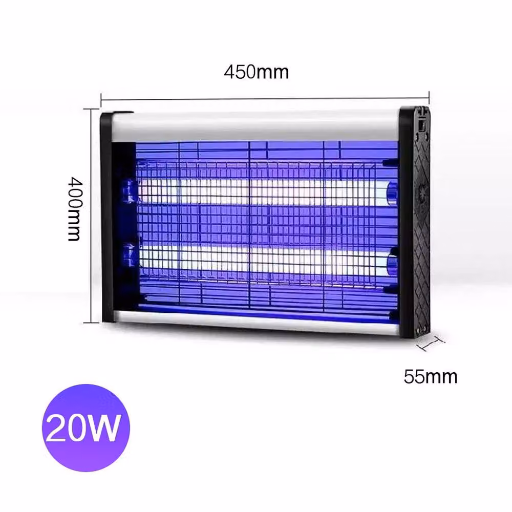 SPETLEK 20W Electric Insect Killer in Silver, 0.6m2 – 2