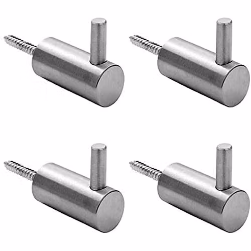 Loops 4 Pack Wall Hook in Satin Stainless Steel with Concealed Fixing