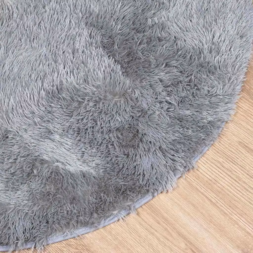 Berkfield Home NAVARRA Shaggy High Pile Rug, Silver Grey, W: 300 cm, D: 200 cm – 2