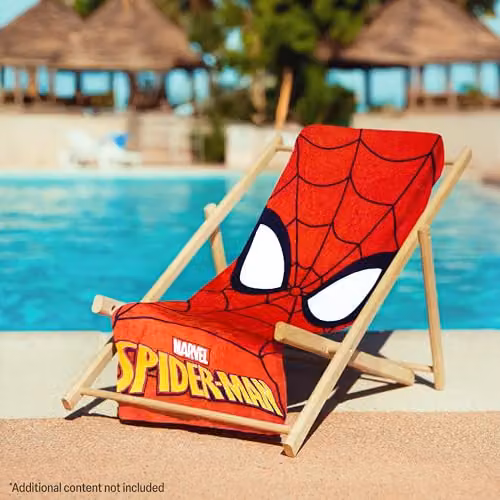 Disney Spiderman Red Cotton Beach Towel for Children W/H: 140 x 70 cm – 2