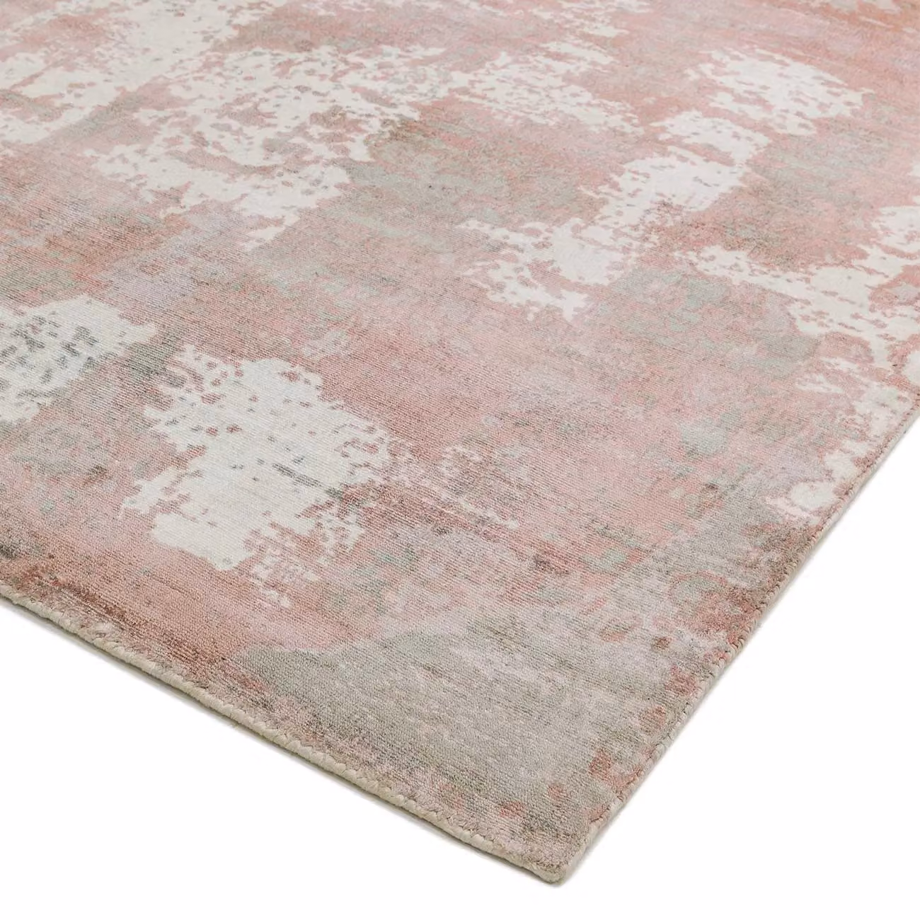 The Rug Shop UK Pink Abstract Viscose Area Rug, W: 240 cm, D: 340 cm – 3